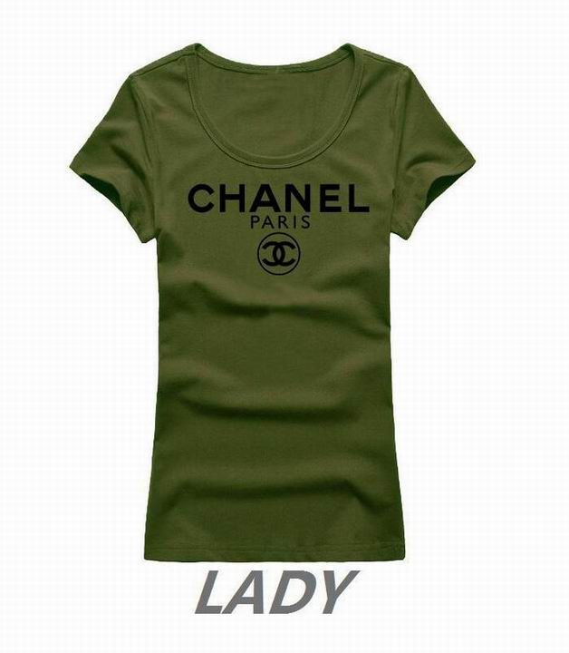 Chanel short round collar T woman S-XL-058